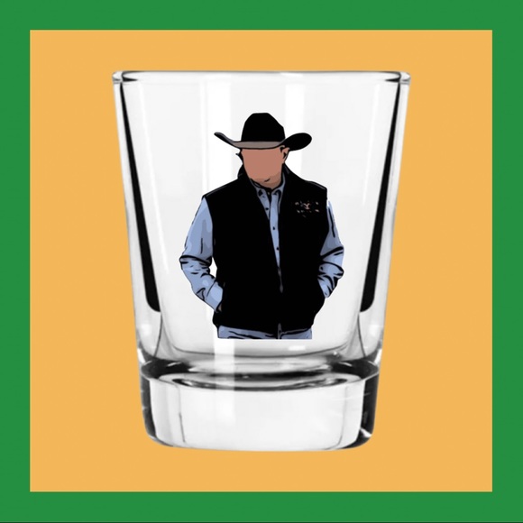 COPY - TV’s YELLOWSTONE Collectible Shot Glasses, set of 4 - Picture 3 of 6